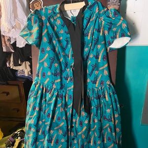 Unique vintage universal monsters Frankenstein dress